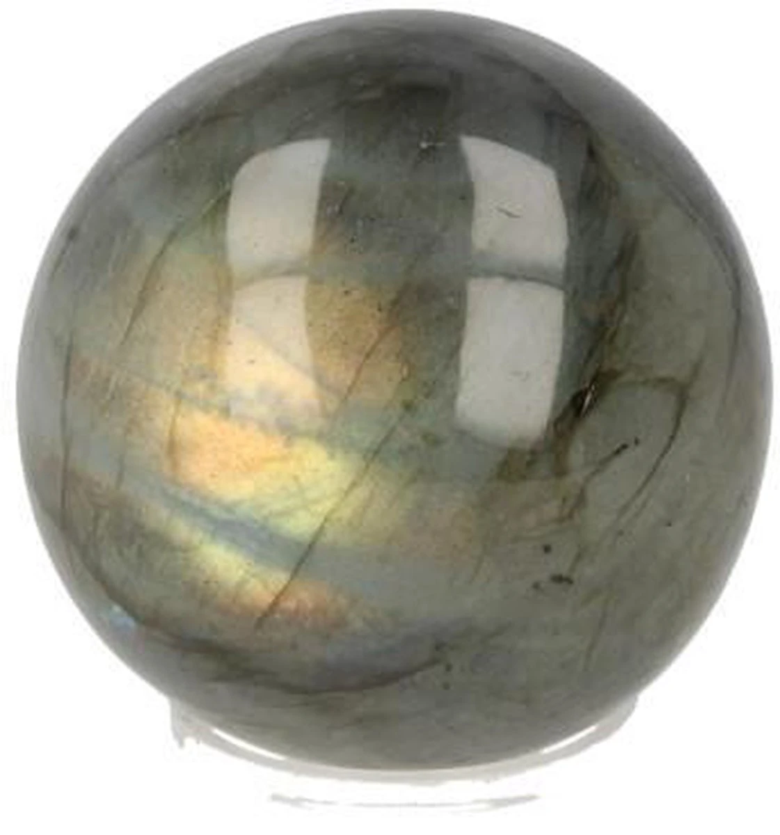 Edelstenen Bol Labradoriet 40mm 5 Edelstenen Bol Labradoriet 40mm - Afbeelding 3