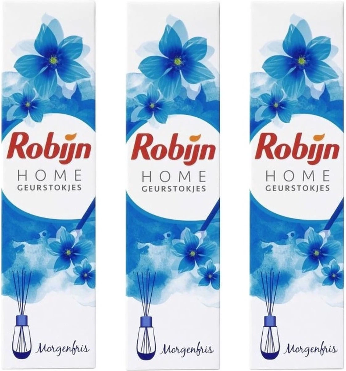 3x Robijn Home Geurstokjes – Morgenfris 4 3x Robijn Home Geurstokjes – Morgenfris - Afbeelding 2
