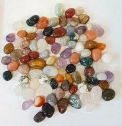 Trommelstenen Agaat Mix Gekleurd MINI (8-15mm) - 100 Gram ±50 Stuks