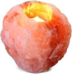 Zoutsteen Theelichthouder Groot