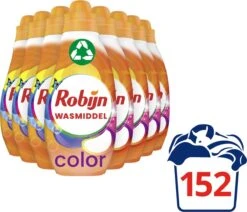 Robijn Klein & Krachtig Color Vloeibaar Wasmiddel - 152 Wasbeurten - Voordeelverpakking 14 Robijn Klein & Krachtig Color Vloeibaar Wasmiddel - 152 Wasbeurten - Voordeelverpakking -Huishoud Verkoop 1200x1029
