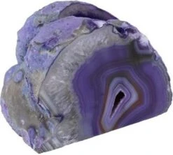 Theelichthouder Agaat Paars