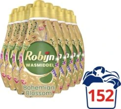 Robijn Klein & Krachtig Color Bohemian Blossom Vloeibaar Wasmiddel - 8 X 19 Wasbeurten - Voordeelverpakking -Huishoud Verkoop 1200x1080