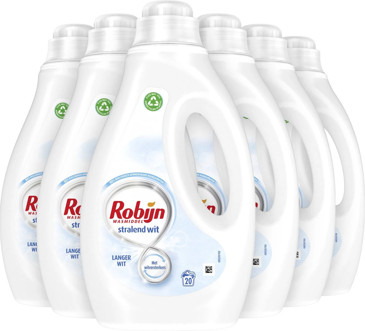 Robijn Stralend Wit Vloeibaar Wasmiddel - 6 X 20 Wasbeurten - Voordeelverpakking 4 Robijn Stralend Wit Vloeibaar Wasmiddel - 6 X 20 Wasbeurten - Voordeelverpakking - Afbeelding 2