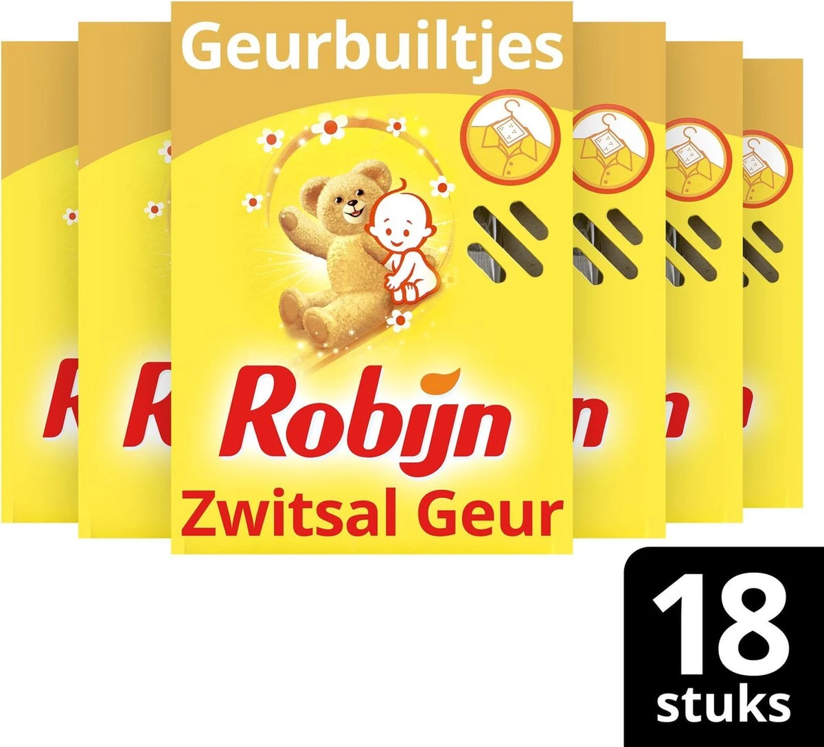 Robijn Geurbuiltje Zwitsal - 6 X 3 Stuks - Voordeelverpakking 5 Robijn Geurbuiltje Zwitsal - 6 X 3 Stuks - Voordeelverpakking - Afbeelding 3