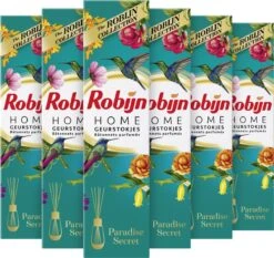 Robijn Home Paradise Secret Geurstokjes - 6 X 45 Ml - Voordeelverpakking -Huishoud Verkoop 1200x1133 1