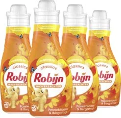 Robijn Classics Passiebloem & Bergamot Wasverzachter - 4 X 30 Wasbeurten - Voordeelverpakking 13 Robijn Classics Passiebloem & Bergamot Wasverzachter - 4 X 30 Wasbeurten - Voordeelverpakking -Huishoud Verkoop 1200x1169 4