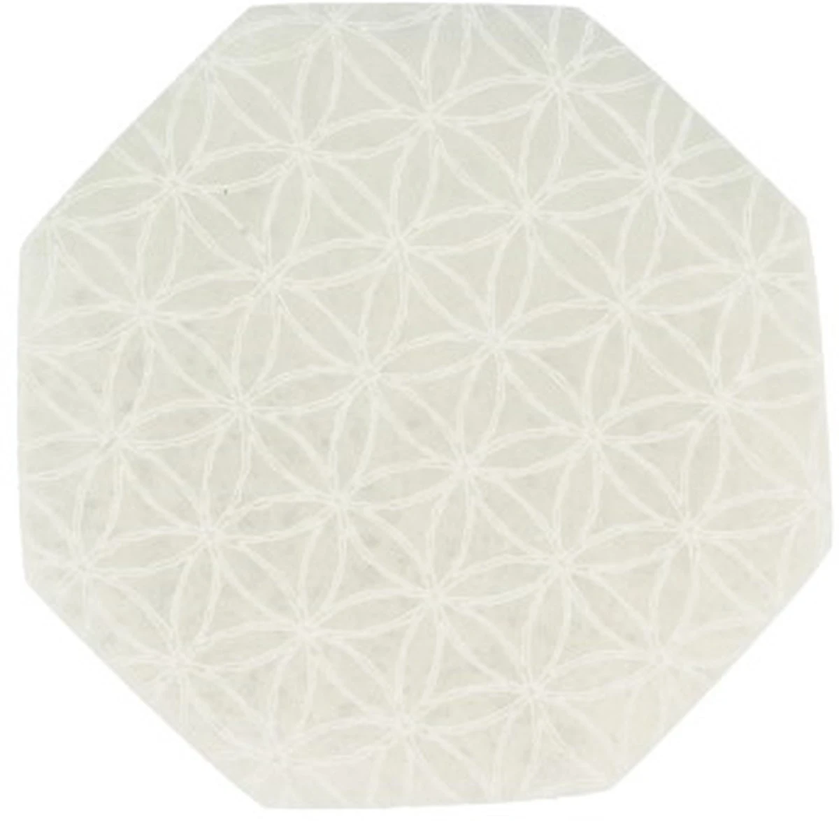 Seleniet Oplaadsteen Zeskant Levensbloem 6 Seleniet Oplaadsteen Zeskant Levensbloem - Afbeelding 4