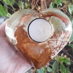 Aragoniet (Onyxmarmer) Theelichthouder Hart 11 Aragoniet (Onyxmarmer) Theelichthouder Hart -Huishoud Verkoop 1200x1198 3