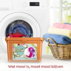 Robijn Kokos 3 In 1 Wascapsules - 4 X 15 Wasbeurten - Voordeelverpakking -Huishoud Verkoop 1200x1199 5