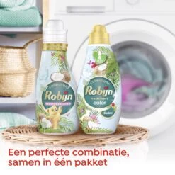 Robijn Kokos Sensation Wasmiddel En Wasverzachter - 57 Wasbeurten - Voordeelverpakking -Huishoud Verkoop 1200x1200 190