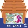 Robijn Kokos 3 In 1 Wascapsules - 4 X 15 Wasbeurten - Voordeelverpakking -Huishoud Verkoop 1200x1200 302