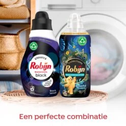 Robijn Klein & Krachtig Classics Black Velvet Vloeibaar Wasmiddel - 2 X 34 Wasbeurten - Voordeelverpakking -Huishoud Verkoop 1200x1200 360