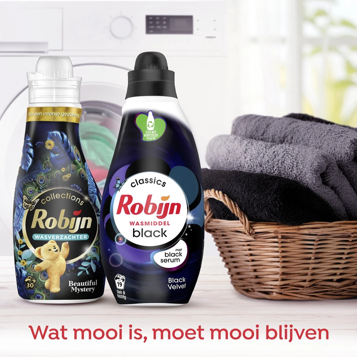 Robijn Robijn Perfect Match Black Velvet & Beautiful Mystery Wasmiddel En Wasverzachter Pakket - 5 Stuks - Voordeelverpakking 6 Robijn Robijn Perfect Match Black Velvet & Beautiful Mystery Wasmiddel En Wasverzachter Pakket - 5 Stuks - Voordeelverpakking - Afbeelding 4