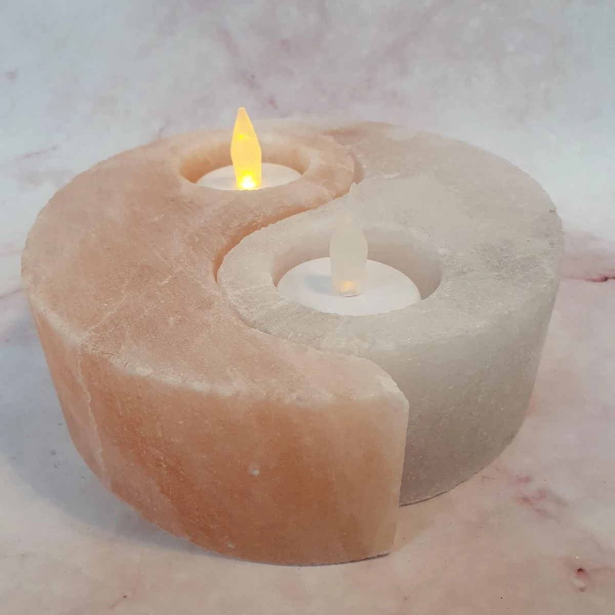 Ruben Robijn Zoutsteen Yin Yang Theelichthouder 6 Ruben Robijn Zoutsteen Yin Yang Theelichthouder - Afbeelding 4