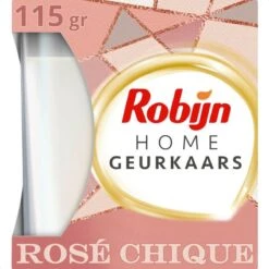 3x Robijn Geurkaars Rose Chique 115 Gr