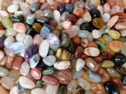 Prachtige Reiki Therapie Edelstenen Mix (20-40mm) Trommelstenen 200gram In Linnen Kado Zakje