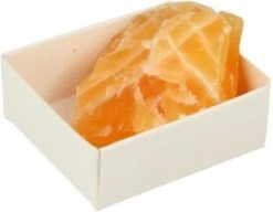 Ruwe Edelsteen Calciet Geel/oranje