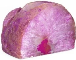 Theelichthouder Agaat Roze