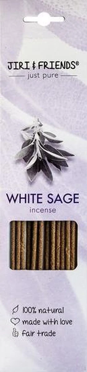 Jiri And Friends Wierook Stokjes Witte Salie Voordeelpak 3 Pakjes 4 Jiri And Friends Wierook Stokjes Witte Salie Voordeelpak 3 Pakjes - Afbeelding 2