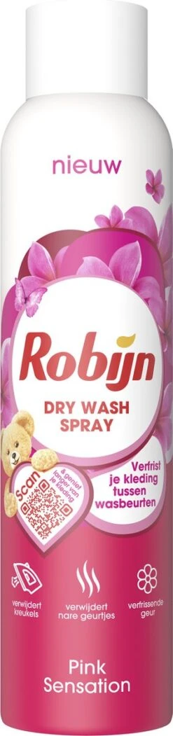 Robijn Pink Sensation Dry Wash Spray 200 Ml 10 Robijn Pink Sensation Dry Wash Spray 200 Ml -Huishoud Verkoop 282x1200 1