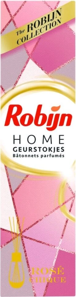 Robijn Home Geurstokje Rosé Chique - 45 Ml -Huishoud Verkoop 310x1200