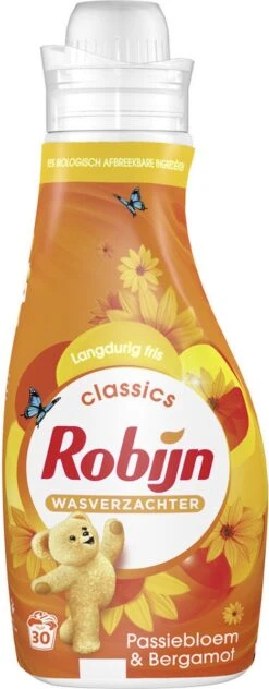 Robijn Classics Passiebloem & Bergamot Wasverzachter - 8 X 30 Wasbeurten - Voordeelverpakking 21 Robijn Classics Passiebloem & Bergamot Wasverzachter - 8 X 30 Wasbeurten - Voordeelverpakking -Huishoud Verkoop 469x1200 1