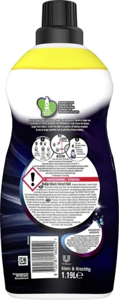 Robijn Klein & Krachtig Classics Black Velvet Vloeibaar Wasmiddel - 2 X 34 Wasbeurten - Voordeelverpakking -Huishoud Verkoop 480x1200 5