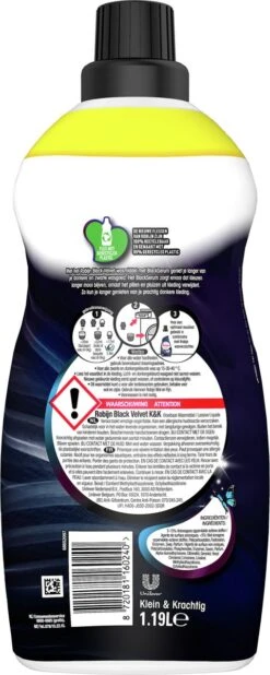 Robijn Klein & Krachtig Wasmiddel Black Velvet 1,19 Liter 11 Robijn Klein & Krachtig Wasmiddel Black Velvet 1,19 Liter -Huishoud Verkoop 480x1200 7