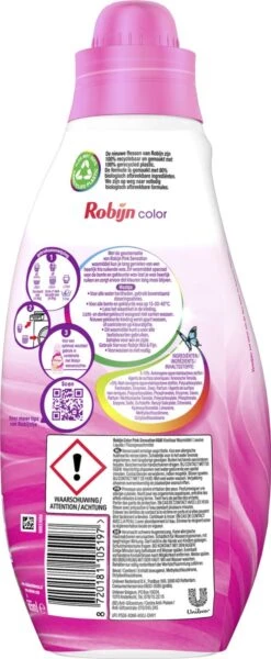 Robijn Klein & Krachtig Classics Color Pink Sensation Vloeibaar Wasmiddel - 8 X 19 Wasbeurten - Voordeelverpakking -Huishoud Verkoop 494x1200 7