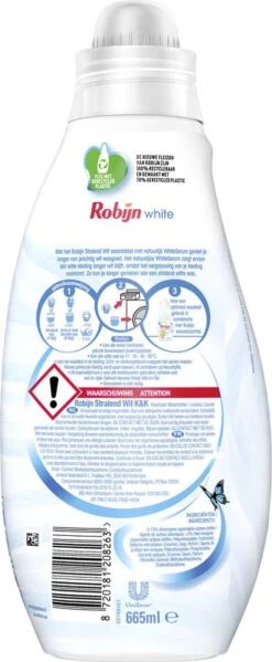 Robijn Klein & Krachtig Stralend Wit Vloeibaar Wasmiddel - 8 X 19 Wasbeurten - Voordeelverpakking 16 Robijn Klein & Krachtig Stralend Wit Vloeibaar Wasmiddel - 8 X 19 Wasbeurten - Voordeelverpakking -Huishoud Verkoop 495x1200 1