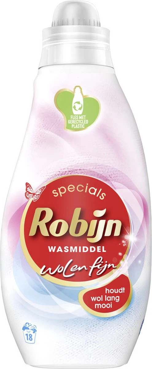 Robijn Specials Wol & Fijn Vloeibaar Wasmiddel 18 Wasbeurten 13 Robijn Specials Wol & Fijn Vloeibaar Wasmiddel 18 Wasbeurten - Afbeelding 11
