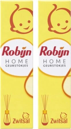 2x Robijn Home Geurstokjes Zwitsal - Multipack - 2 X 45 Ml