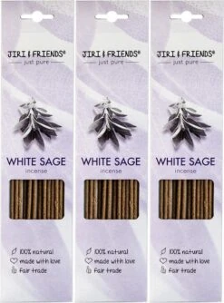 Jiri And Friends Wierook Stokjes Witte Salie Voordeelpak 3 Pakjes