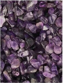 Trommelstenen Amethist - 100 Gram