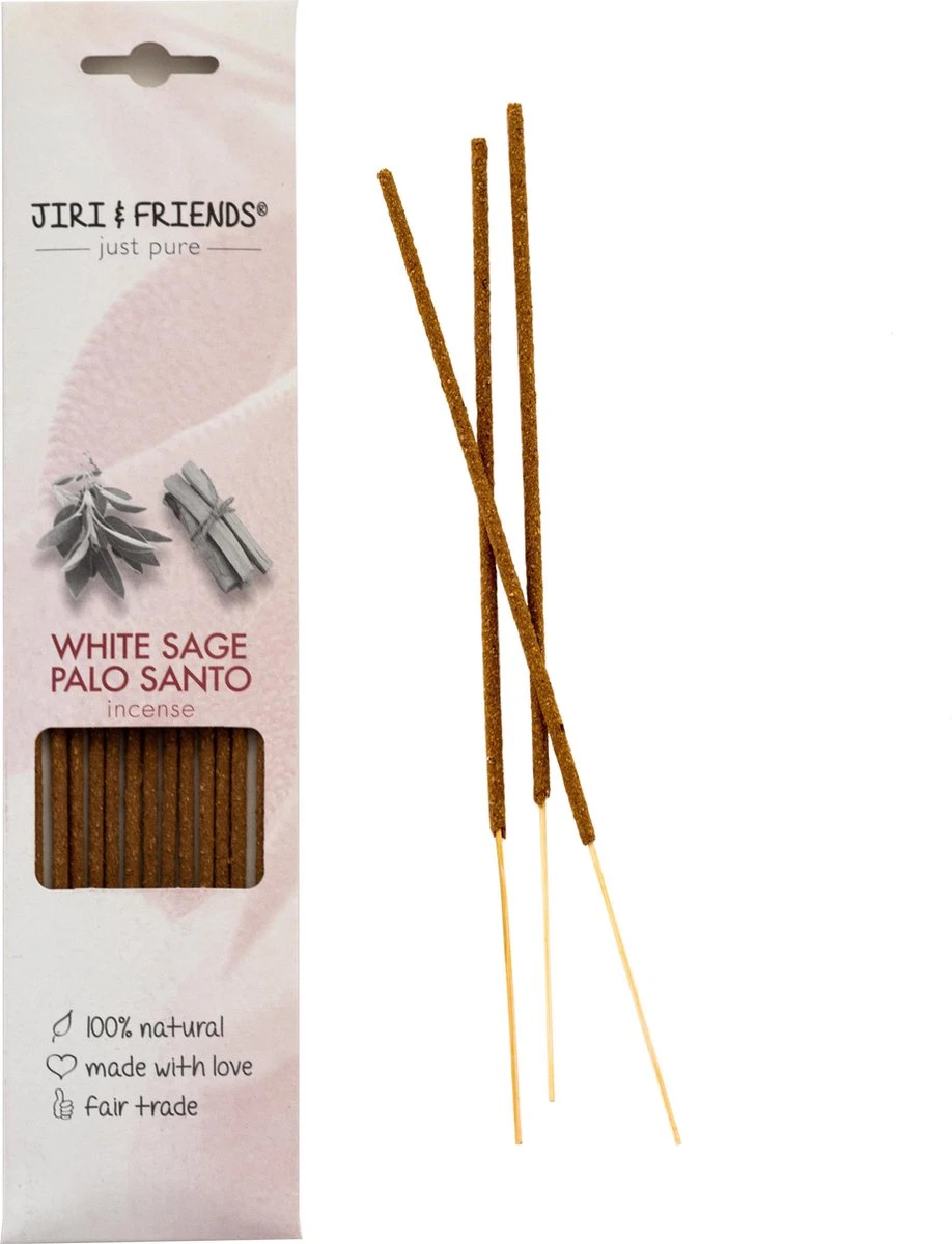 Palo Santo / White Sage Natuurlijke Wierook 4 Palo Santo / White Sage Natuurlijke Wierook - Afbeelding 2