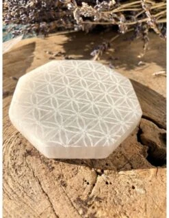 Seleniet Oplaadsteen Zeskant Levensbloem 8 Seleniet Oplaadsteen Zeskant Levensbloem -Huishoud Verkoop 928x1200 3