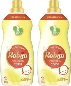 Robijn Klein & Krachtig Zwitsal Vloeibaar Wasmiddel - 2 X 34 Wasbeurten - Voordeelverpakking -Huishoud Verkoop 998x1200